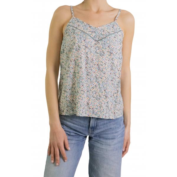 Canotta fantasia con due bottoni Only